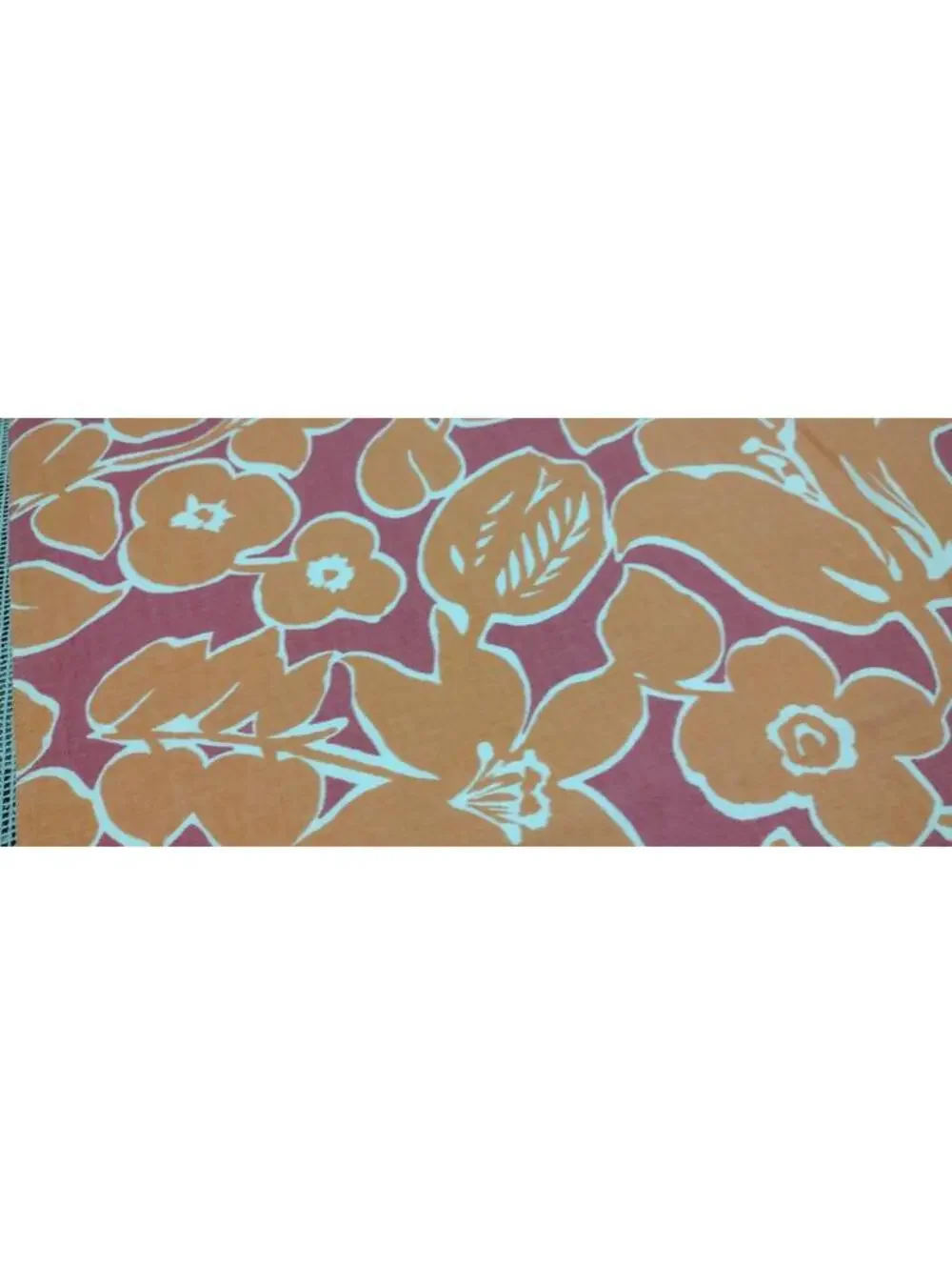 Pindler Chic Floral Orange Tulip Fuchsia Cotton Designer Fabric Sampler 23 x 24